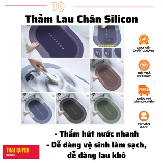 Thảm lau chân Silicon sang trọng chống trượt sang trọng cho gia đình