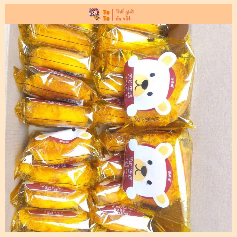Bánh ruốc gấu chà bông Đài Loan  ăn vặt TinTin