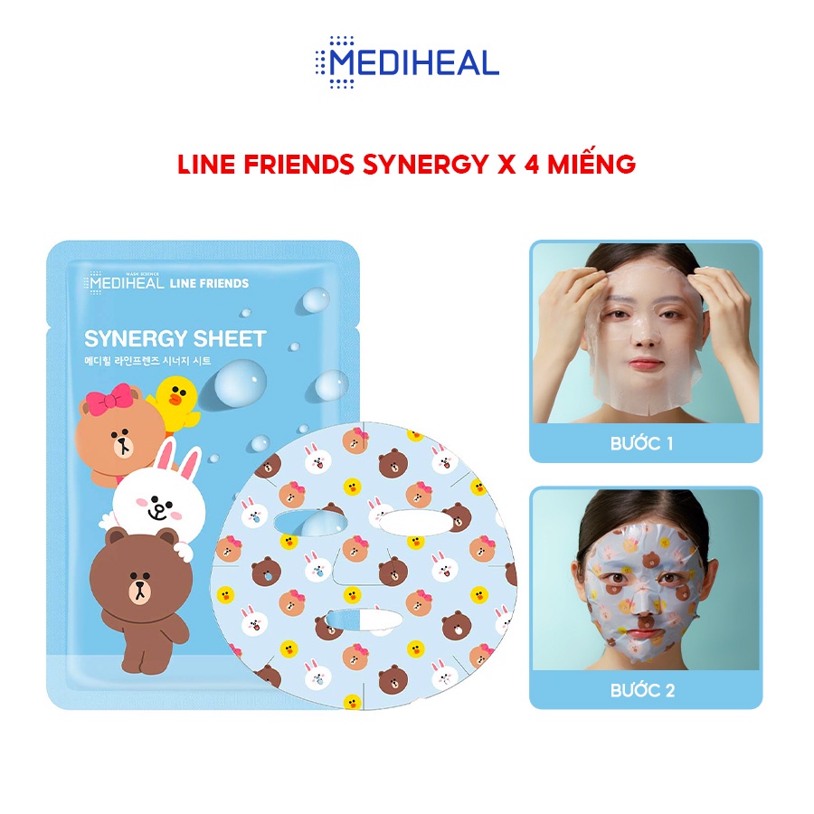 Bộ Mediheal Đặc Biệt - 20 Mặt nạ dưỡng da,10Cặp Mặt nạ tay chân,4Quà tặng (Bộ xà phòng+1 Túi Makeup+1 Túi Canvas+AD NMF)