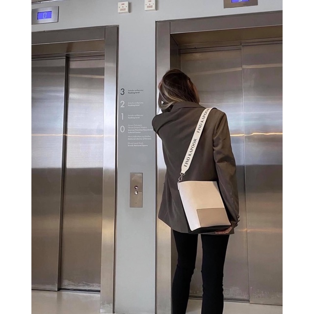 Túi xách Find Kapoor FANA 20 Lettering Set - Black