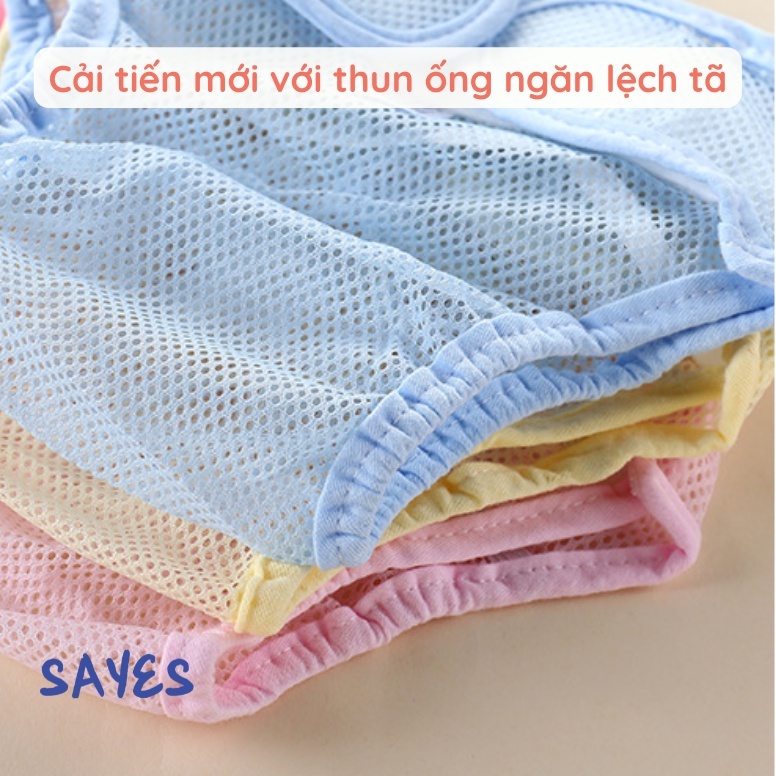 CÓ SẴN  Tả dán, bỉm vải lưới thoáng mát cho bé sơ sinh