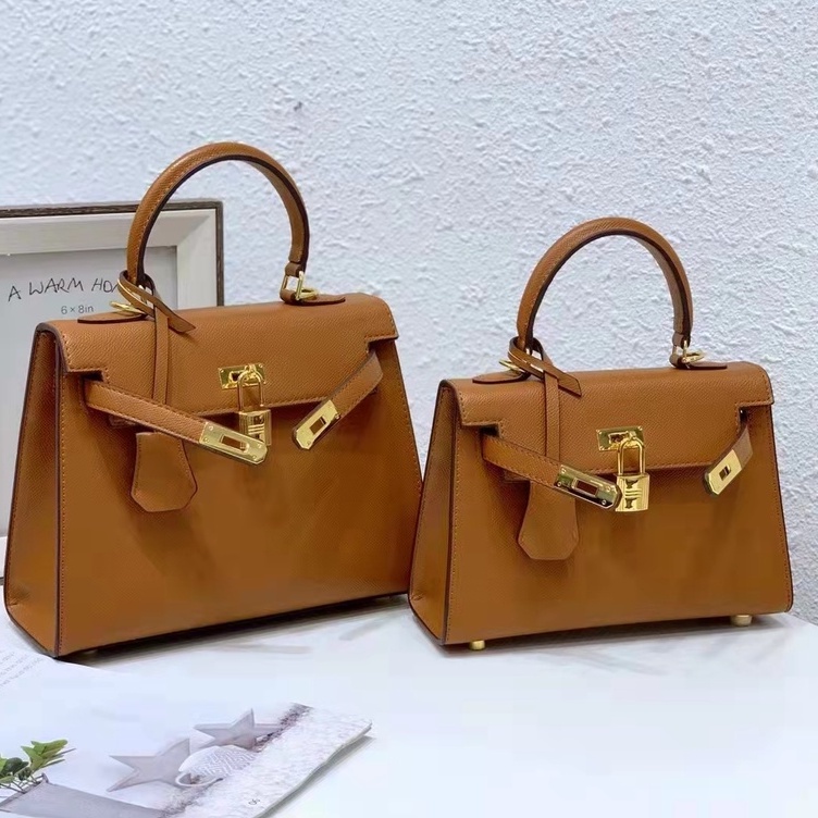 Túi Xách Da Bò Họa Tiết Vân Trái Vải Thời Trang Sang Trọng Cho Nữ777777