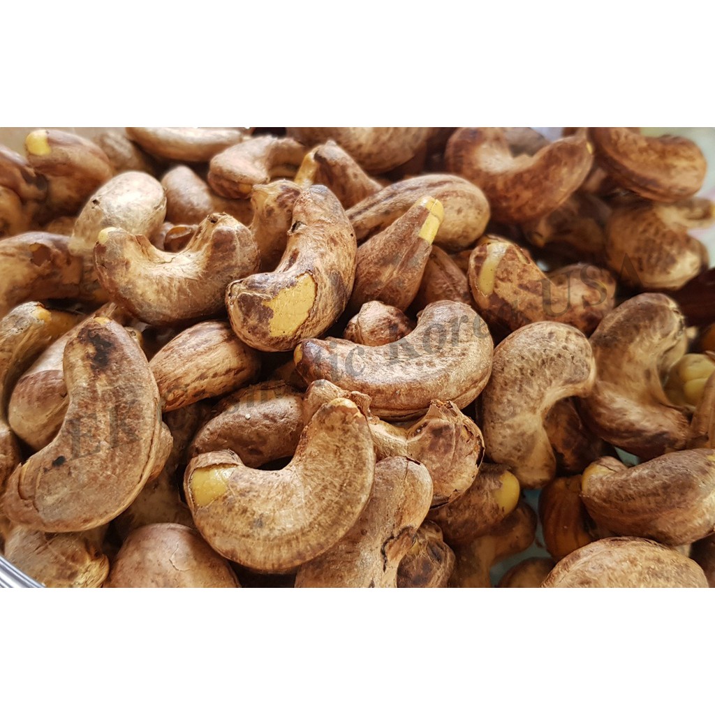 Hạt Điều Dinh Dưỡng rang muối còn vỏ lụa