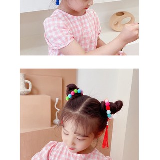 Set 2 cột tóc bông ngộ nghĩnh cho bé iu