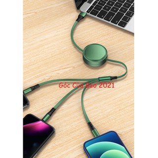 Dây sạc điện thoại 3in1 dành cho Ip, Android và Type C