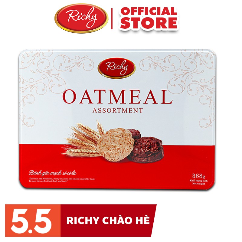 Bánh yến mạch Richy 368G