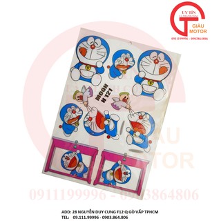 [GIÁ RẺ ]  BỘ TEM HÌNH DORAEMON BẰNG NHỰA NỔI  DÁN TRANG TRÍ XE, ĐIỆN THOẠI, VẬT DỤNG SINH HOẠT... , SẢN PHẨM CHẤT LƯỢNG