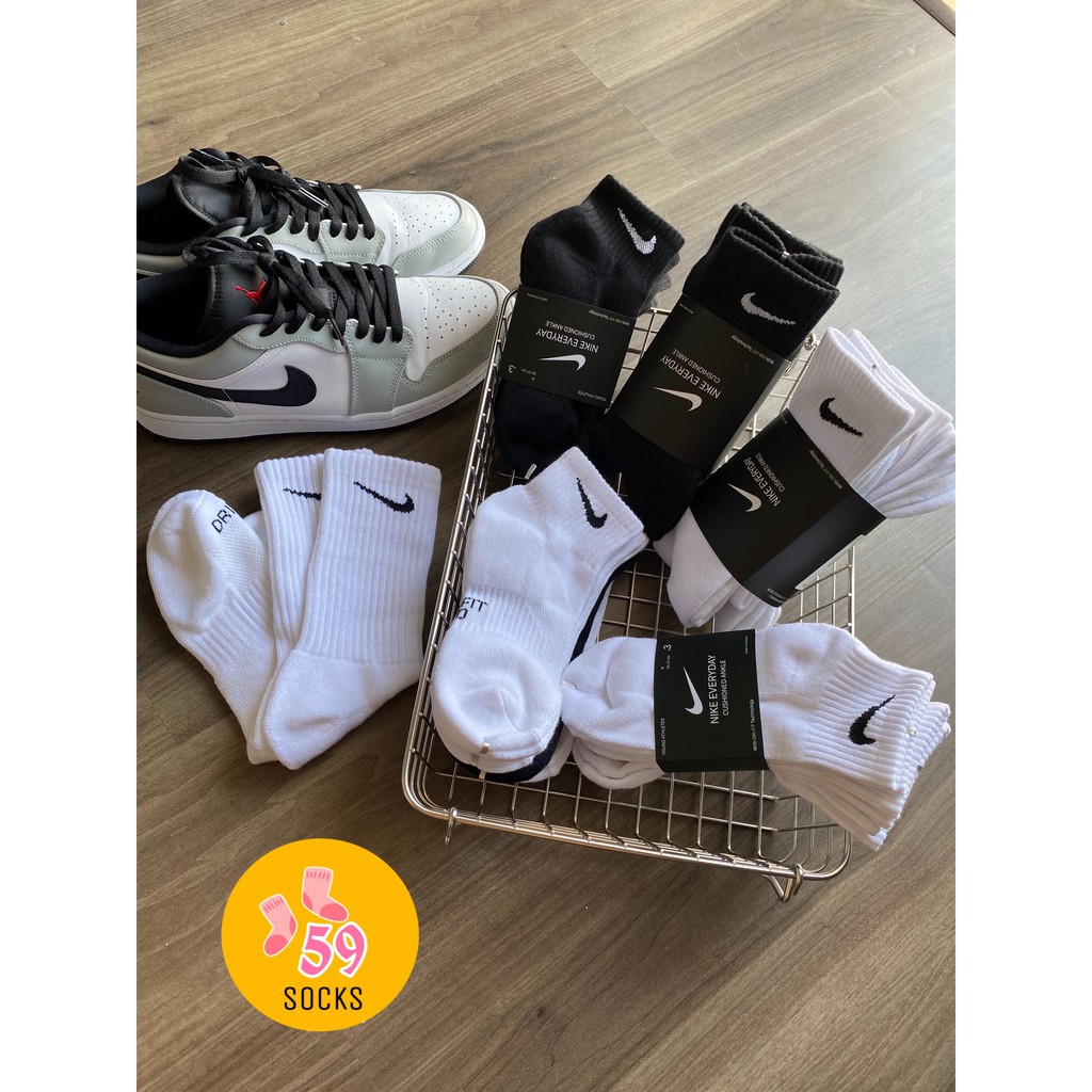 Pack 3 đôi tất / vớ Nike Chính Hãng - Đủ kích cỡ - Swoosh59