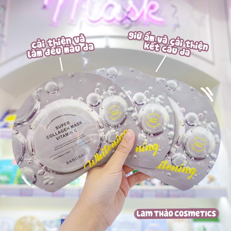 [Rẻ Vô Địch] Mặt Nạ Giấy Dưỡng Ẩm Trắng Da Banobagi - Jelly Mask Vita Genic Bổ Sung Vitamin 30ml