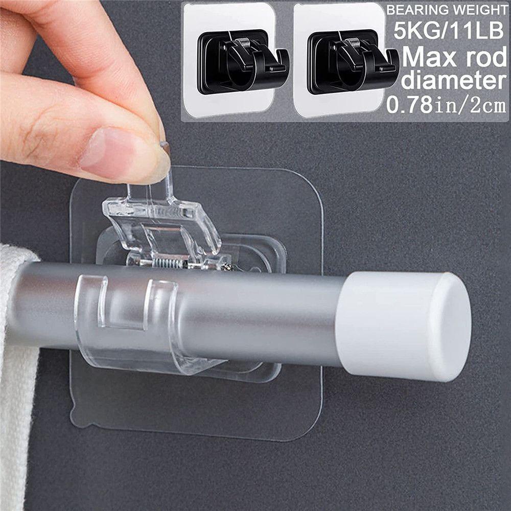 Giá Đỡ Thanh Treo Rèm Tự Dính Dành Cho Phòng Tắm