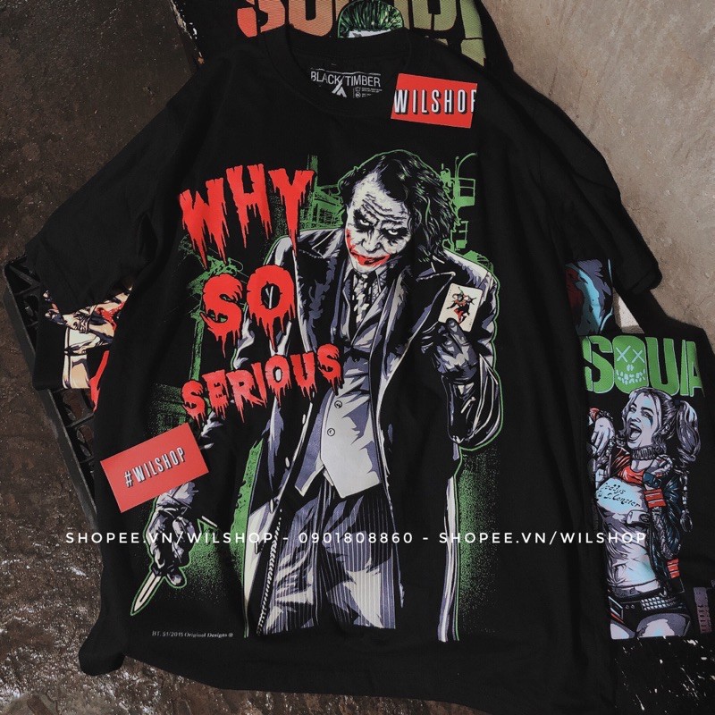 (M, L, XL) ÁO DC - JOKER - SUICIDE SQUAD - ÁO IN 3D UNISEX CỰC CHẤT | BigBuy360 - bigbuy360.vn