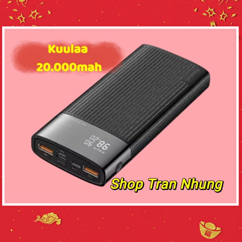 Sạc Dự Phòng KUULAA 20000mAh USB 3.0 Sạc Nhanh 