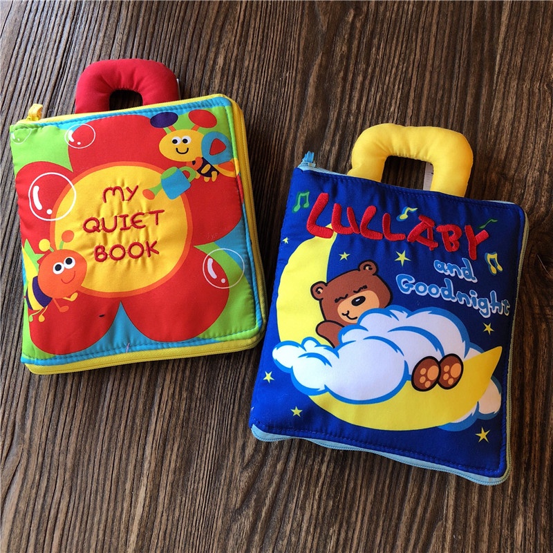 Sách Vải My Quiet Book Luyện Kỹ Năng Dạy Tiếng Anh Cho Bé SV32