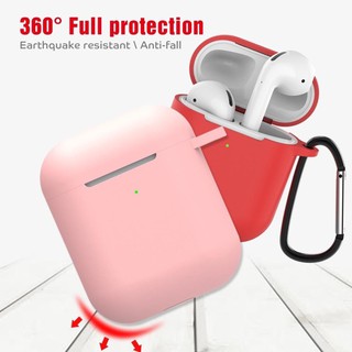 Vỏ bảo vệ tai nghe Airpod 1,2 _Case vỏ bao airpod đựng tai nghe không dây airpod 2_Tặng kèm móc  _hàng cao cấp