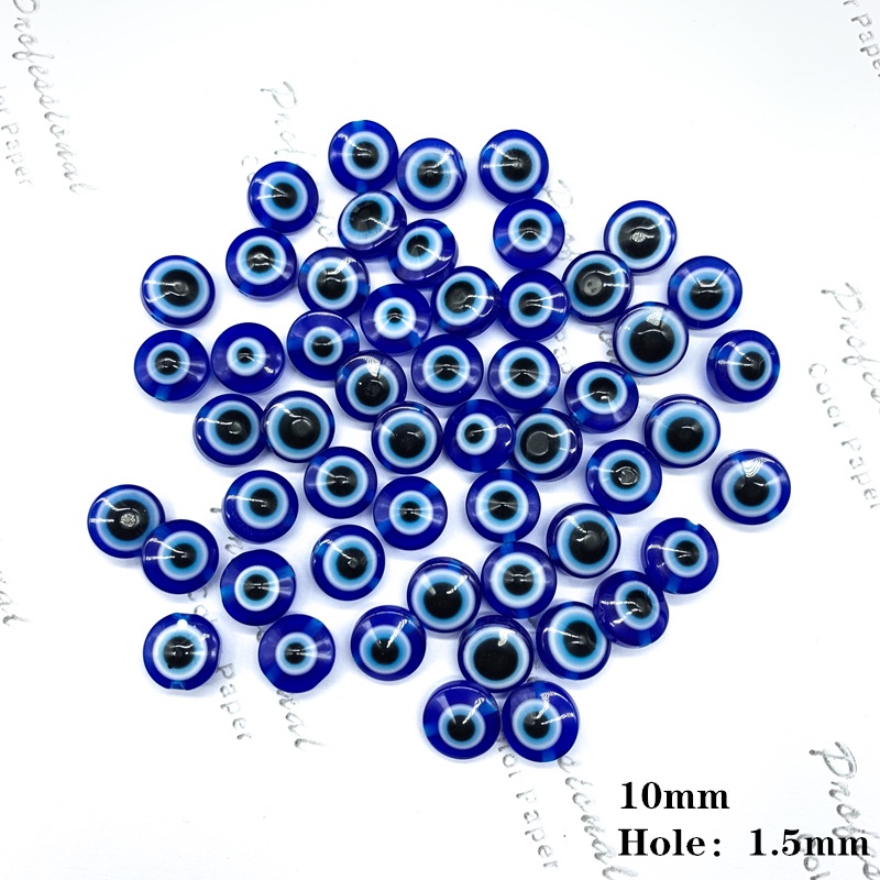Mắt Quỷ Bằng Nhựa Kích Thước 6mm / 8mm / 10mm / 12mm Dùng Làm Trang Sức Thủ Công