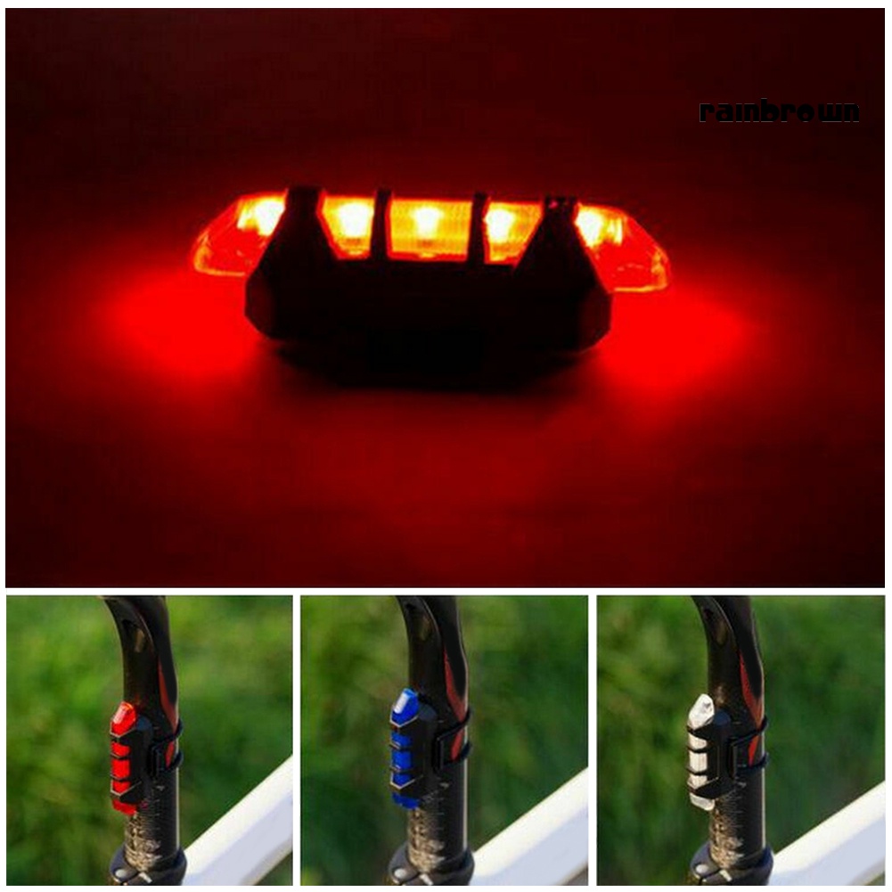 Đèn Hậu Cảnh Báo An Toàn Sạc Usb Cho Xe Đạp Leo Núi