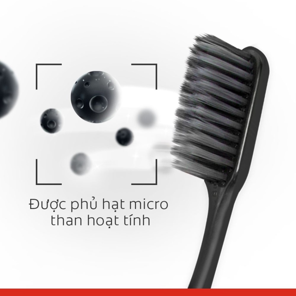 bàn chải đánh răng Colgate slimsoft charcoal siêu mềm, kháng khuẩn
