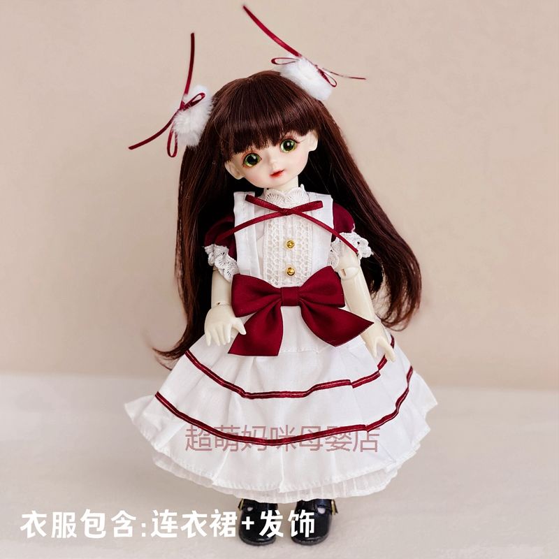 Set Đầm Lolita 6 Điểm 30cm 6 Điểm 30cm Dễ Thương Thời Trang Cho Búp Bê Barbie