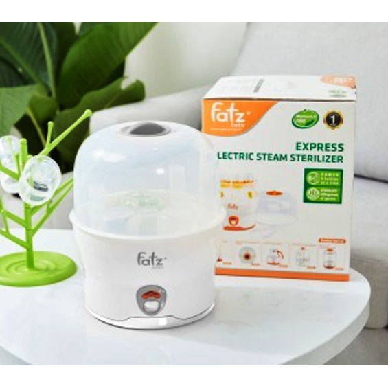 Máy tiệt trùng hơi nước 06 bình sữa cổ rộng siêu tốc FATZBABY FB4019SL - FATZ - BH 12 Tháng