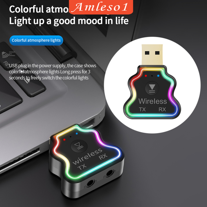 Bộ Thu Phát Bluetooth 5.0 Amleso1 M10 Cho Xe Hơi | BigBuy360 - bigbuy360.vn