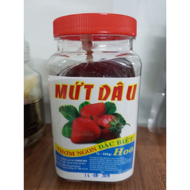 Mứt dâu Đà Lạt 500g-date 2022