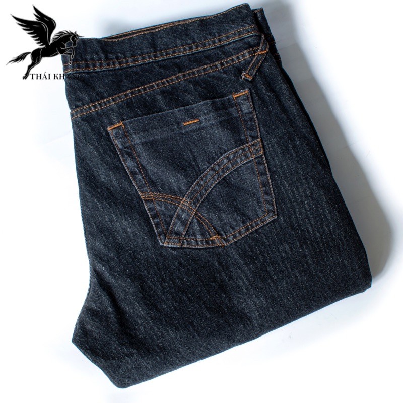 quần jean nam ống suông vải mềm cao cấp big size cho người 55-100kg | BigBuy360 - bigbuy360.vn