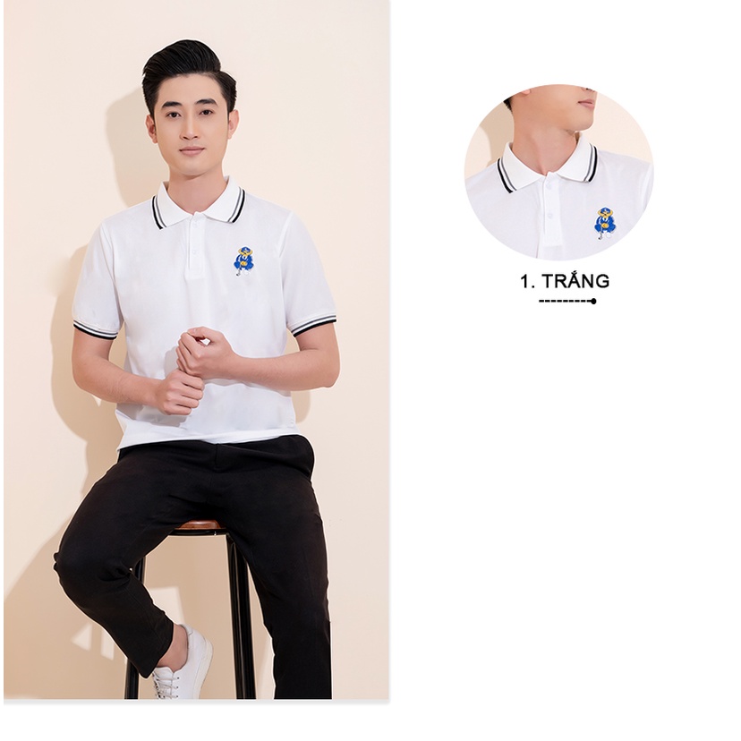 Áo thun Polo nam cổ bẻ vải cá sấu Cotton xuất xịn, chuẩn form, sang trọng - lịch lãm