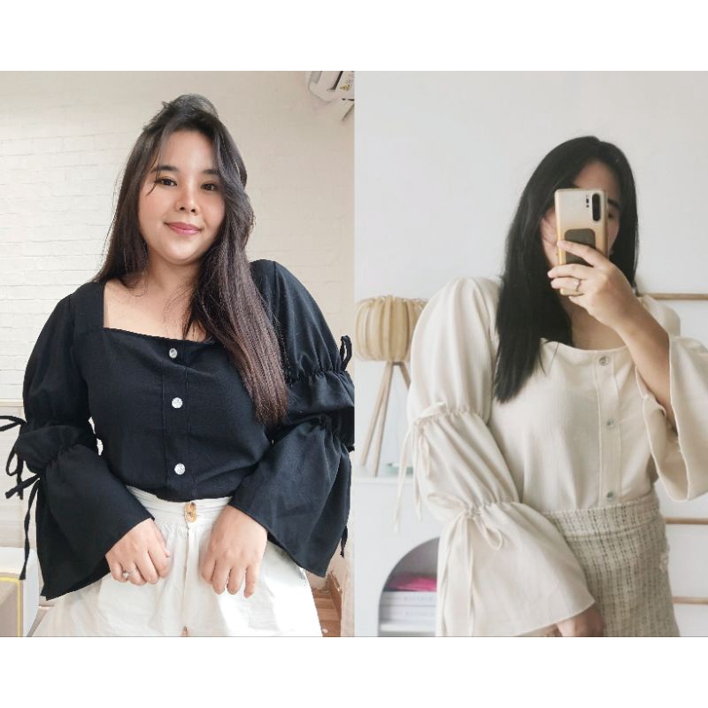 Áo sơ mi nữ Jaiko lookkun top Cute Plus Size Bust 38-44 "