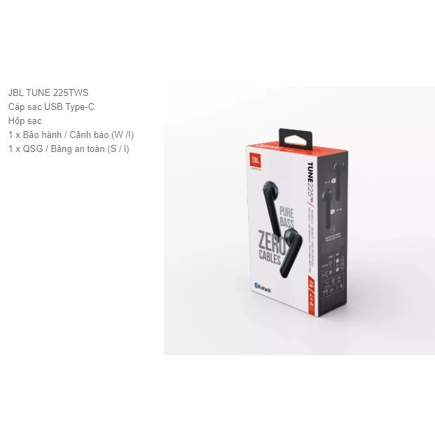 Tai nghe bluetooth không dây đích thực 🔥JBL Tune225TWS