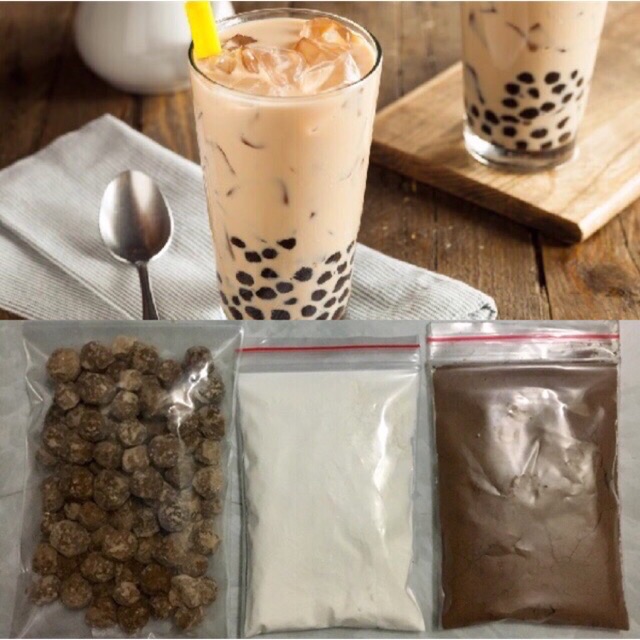 Sét nguyên liệu trà sữa cacao
