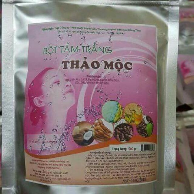 TẮM TRẮNG THẢO MỘC ( có thể kiểm tra mã vạch sản phẩm)