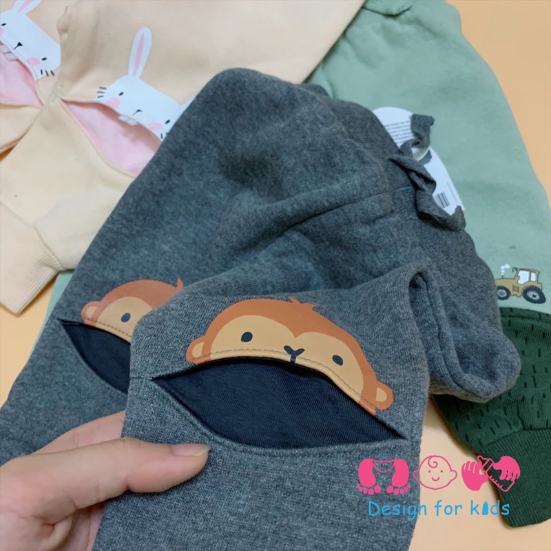 Quần nỉ quần dài xuất dư Young Original siêu đáng yêu cho bé