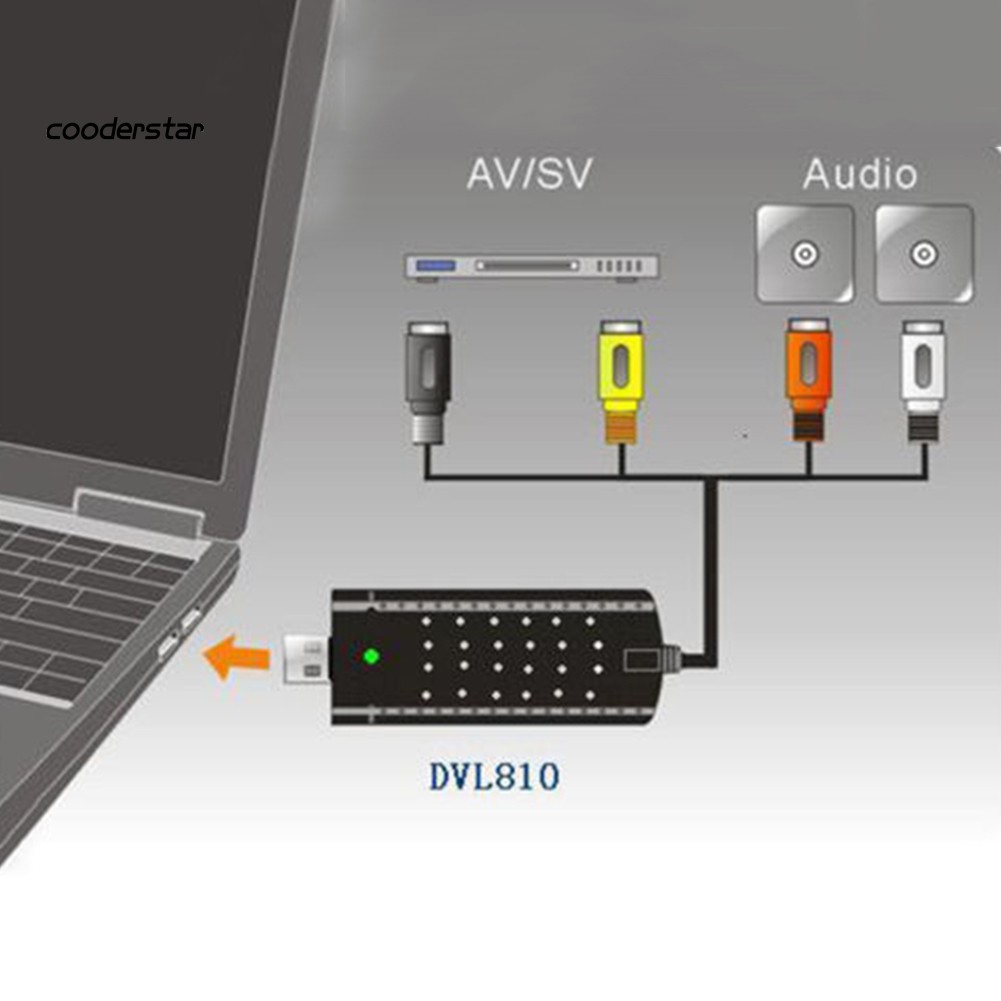Bộ Chuyển Đổi Âm Thanh Hình Ảnh Vhs Sang Dvd Pc Usb 2.0 Cho Win 10