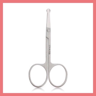 Kéo cắt lông mũi, lông mày, kéo mini đầu tròn, đầu tròn.