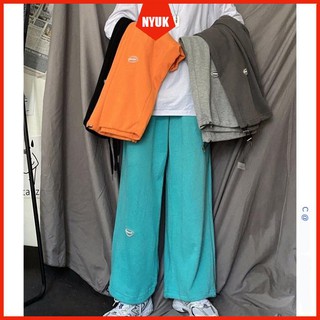 Quần Thể Thao Ống Rộng Chất Liệu Cotton Dễ Phối Đồ