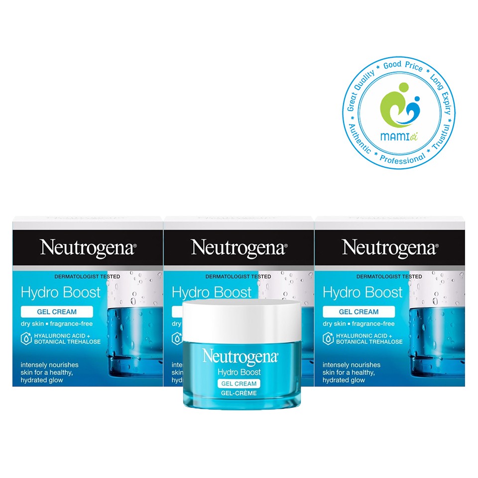 Kem dưỡng ẩm (48g) cho mọi lứa tuổi Neutrogena Hydro Boost Water Gel (da dầu)/Gel Cream (da khô), UK