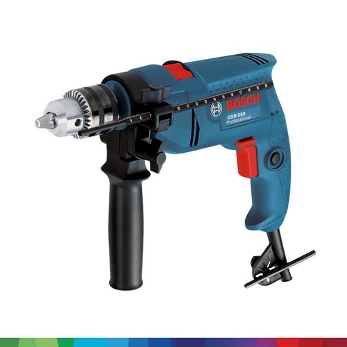 Bosch Combo Máy khoan động lực Bosch GSB 550 + Bộ vặn vít đa năng Bosch 46 món