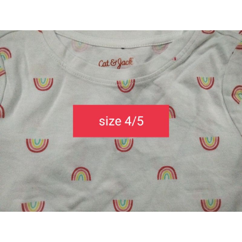 Áo bé gái Cat  size 4/5_14/16
