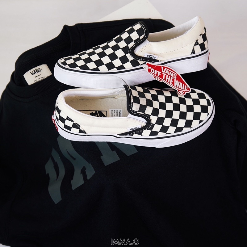 Giày Vans Slipon Checkerboard Chính Hãng | IMMA.G
