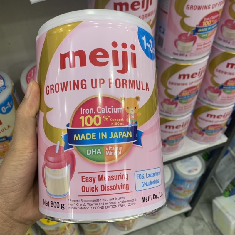Sữa meiji số 1-3 nhập khẩu 800g mẫu mới, date xa