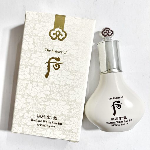 Kem trang điểm chống nắng dưỡng trắng da Whoo Whitening Sun BB Cream 45ml