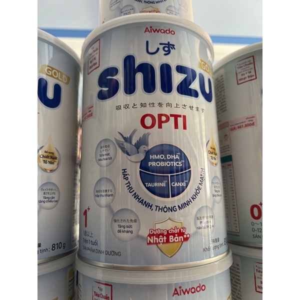 Sữa bột Aiwado SHIZU OPTI GOLD 0+, 1+, 350g, 810g