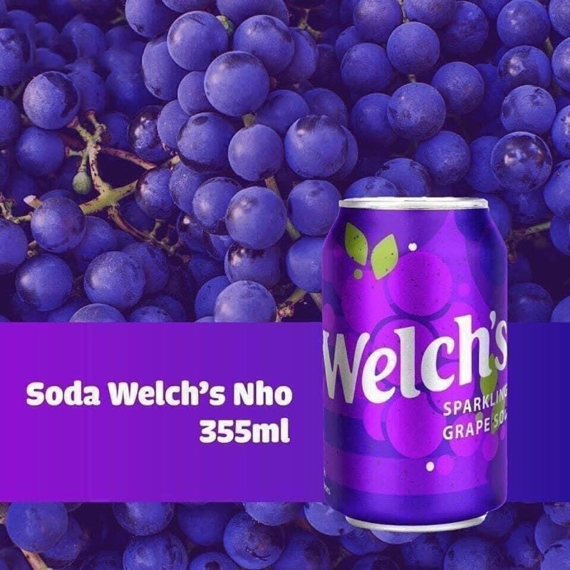 NƯỚC NGỌT CÓ GA WELCH'S NHO