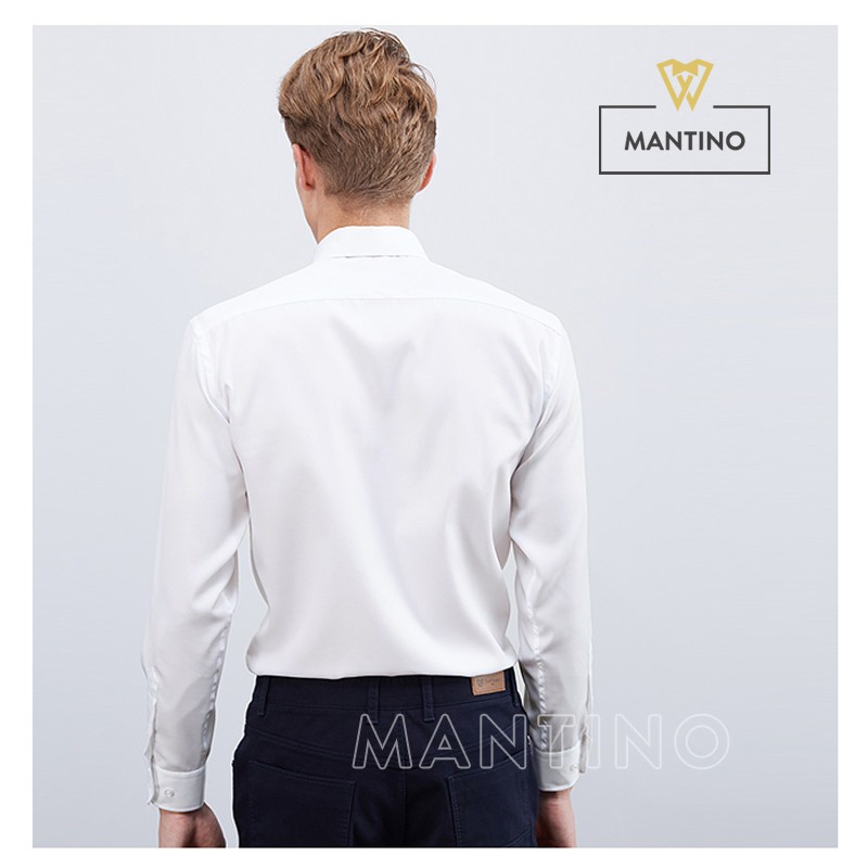 [Mã FASHIONMALLT4 giảm 15% tối đa 30K đơn 150k] Áo Sơ Mi Nam Thiết Kế Regular Fit MANTINO - SM202 | BigBuy360 - bigbuy360.vn