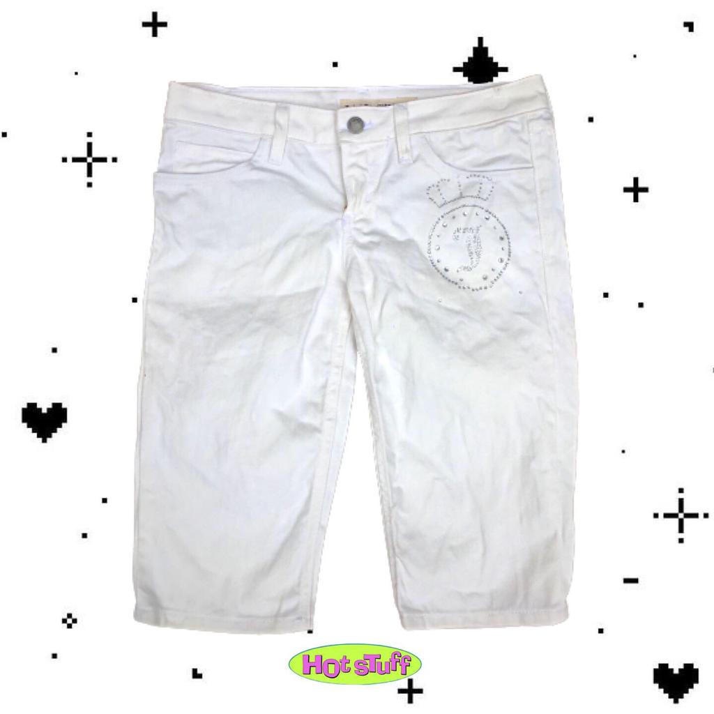 Quần Jean Trắng Nửa Juicy couture