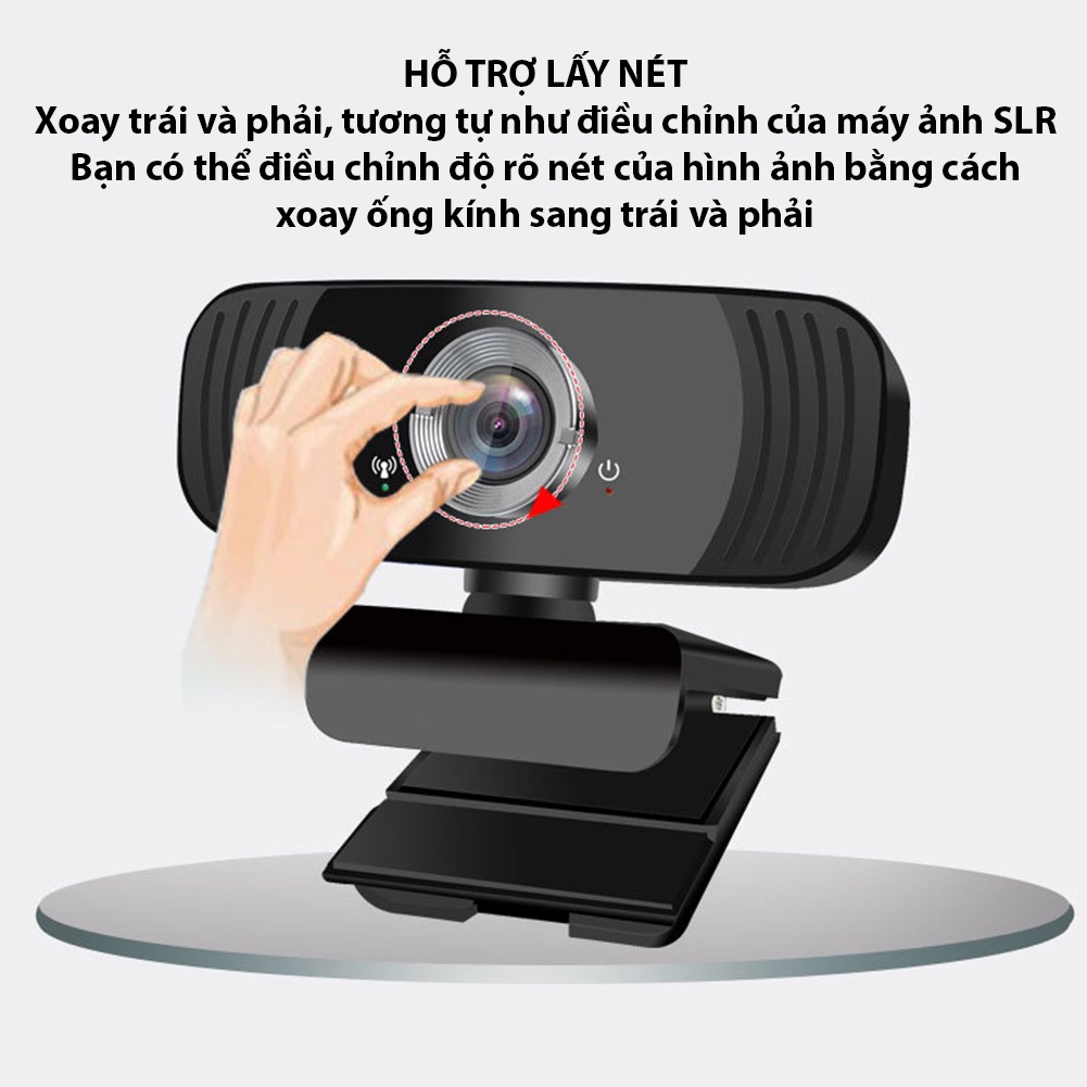 [ USB-1080P ] Webcam Y100 Có Tích Hợp Micro, Sử Dụng Để Gọi, Dạy Học Trực Tuyến, Hội Nghị