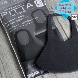 combo 2 túi khẩu trang kháng khuẩn pitta (6c)