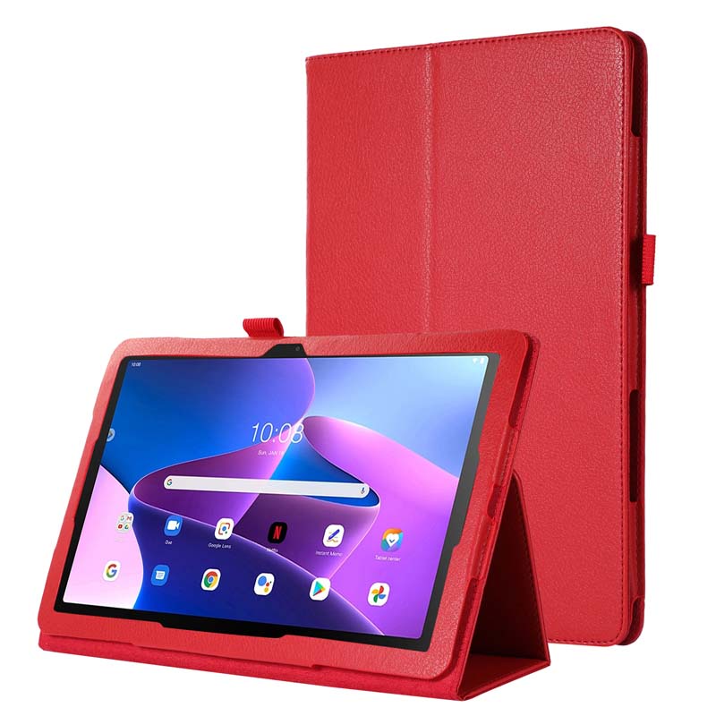 Bao Da PU Máy Tính Bảng Nắp Lật Kiêm Giá Đỡ Cho Lenovo Tab M10 Plus Gen 3 10.6 inch TB-125F TB-128F Xiaoxin Pad 2022 10.6 "