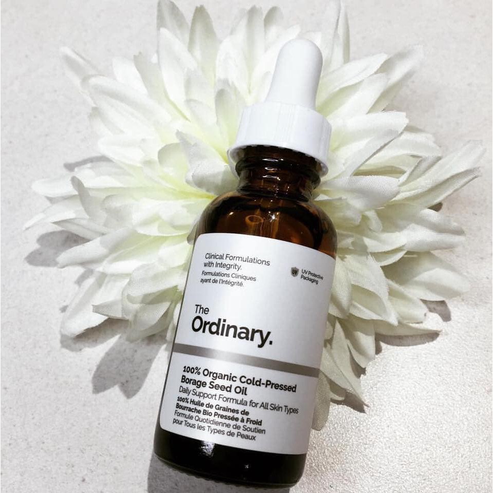 the ordinary 100% Organic Cold-Pressed Borage Seed Oil Dùng cho mọi loại da.