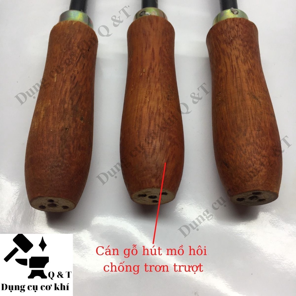 Tua vít cán gỗ , Tovit cầm tay và đầu vặn vít 65mm